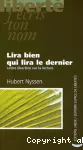 Lira bien qui lira le dernier vignette