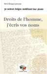 Droits de l'homme, j'écris vos noms vignette