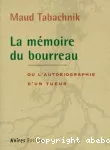 La mémoire du bourreau vignette