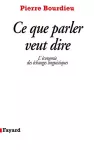Ce que parler veut dire vignette