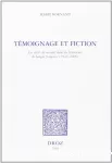 Témoignage et fiction vignette