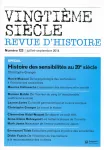 123 - juillet-septembre 2014 - Histoire des sensibilités au 20e siècle vignette