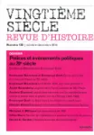 128 - Octobre-decembre 2015 - Polices et evenements politiques au 20ème siècle vignette