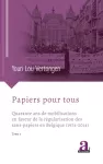 Quarante ans de mobilisations en faveur de la régularisation des sans papiers en Belgique (1974-2014) vignette
