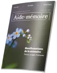 107 - Printemps 2026 - Manifestations de la mémoire. Traces, usages, fractures vignette